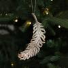 Gold Christmas Hanging Decoration Shimmering Plastic Hanging Pendants Crown Xmas Tree Party Supplies Christmas Tree Ornament