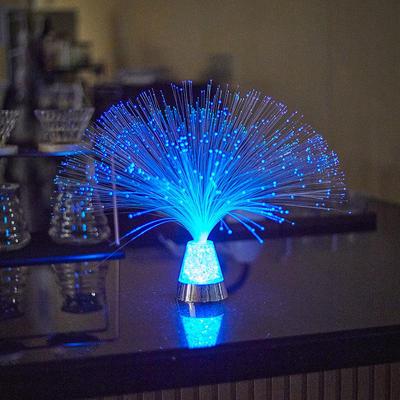Colorful Fiber Optic Starry Night Bedside Lamp for Bedroom Ambiance