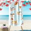 Surfing Dogs Cartoon Beach Towel Beach Towel Quick-drying for Travel Outdoor Sports Jogging Beach and Swimming