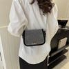 New Autumn Rhinestone Bag Crossbody Small Square Bag Trendy Casual and Fashionable One-shoulder Armpit Bag Women's Bag