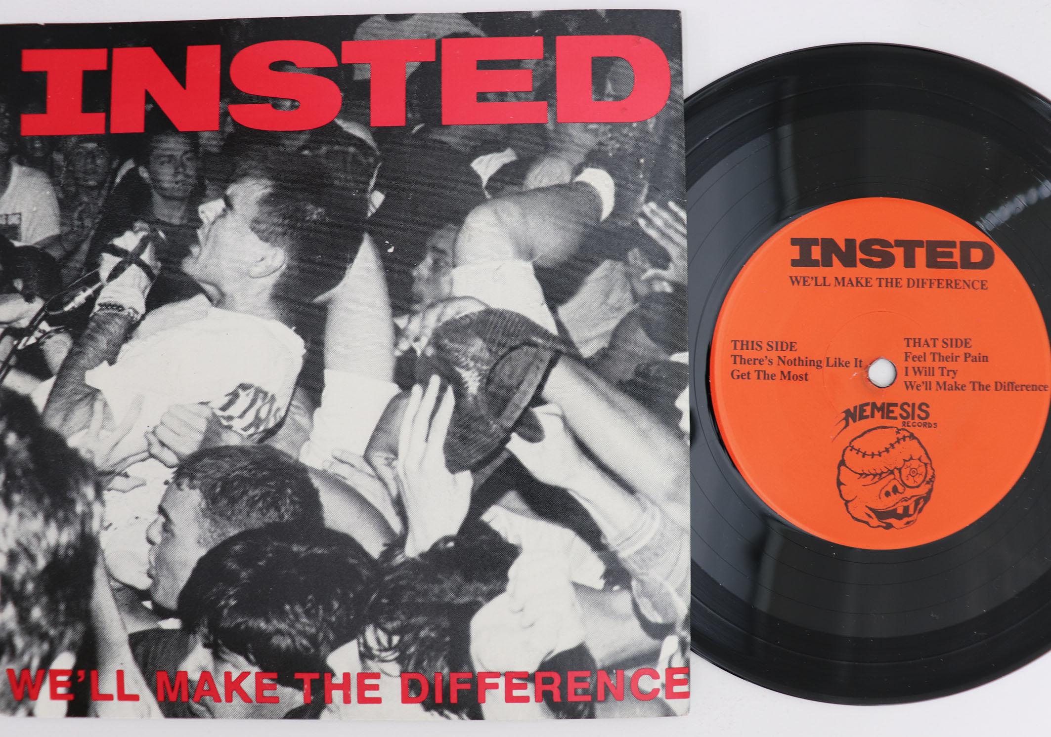 

7inch Record INSTED - We ll Make The Difference NEM004 NEMESIS US Rock Used