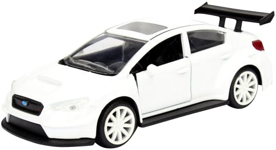 

Kyosyo Jada Toys Fast Furious Series Little Nobody Subaru WRX STI White Finished Product & 1/32 F&F Mr.
