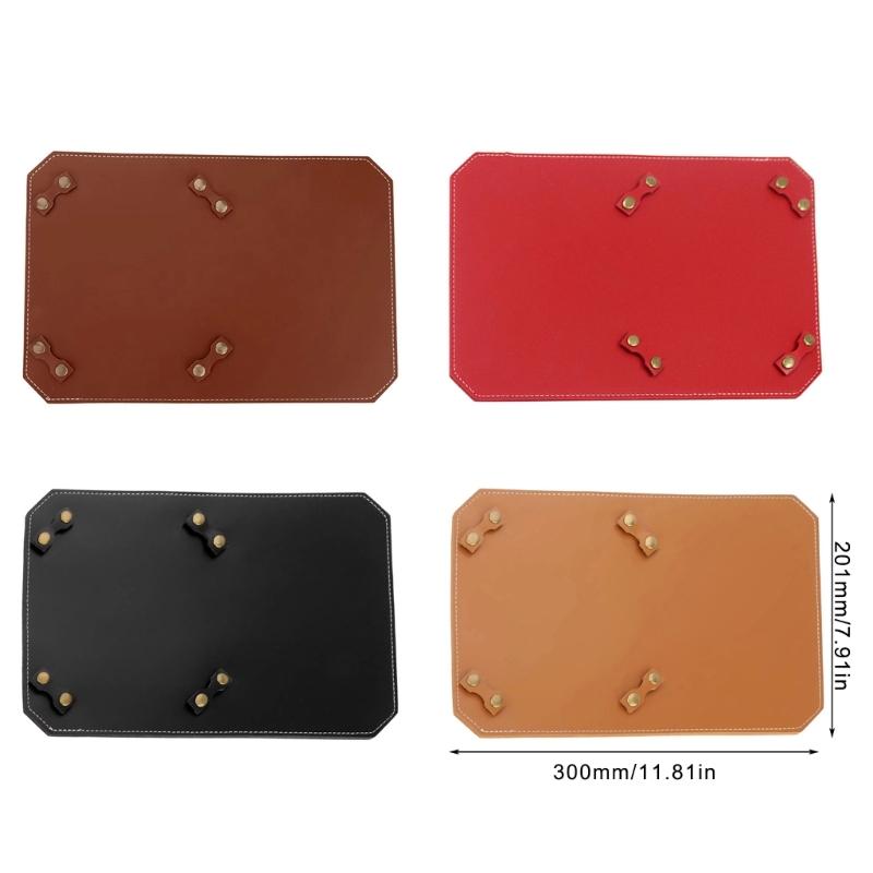 Antiskid Stove Pad Durability Leather Mats Stove Base Hiking Stove Equipment for Camping and Picnics