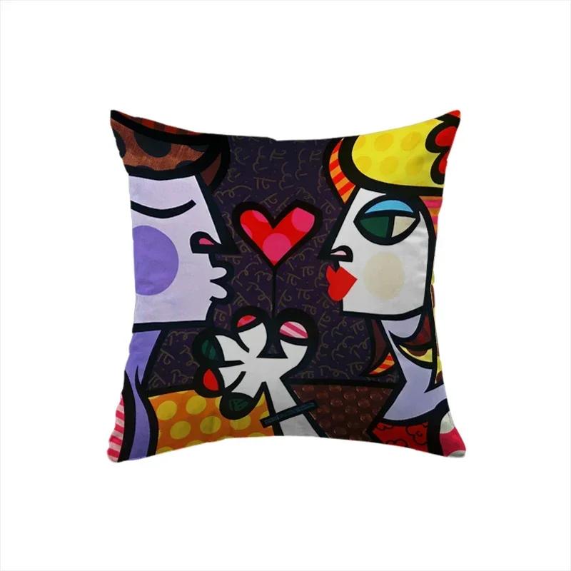 Luksuriøst Sofaputetrekk B-Britto Putetrekk Firkantet Putetrekk Hjemmetekstil Dakimakura Bryllupsgave