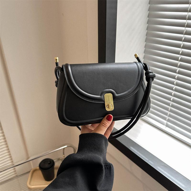 Vintage Chic Pu Crossbody Bag 2023 Summer Fashion Mid-size Square Bag