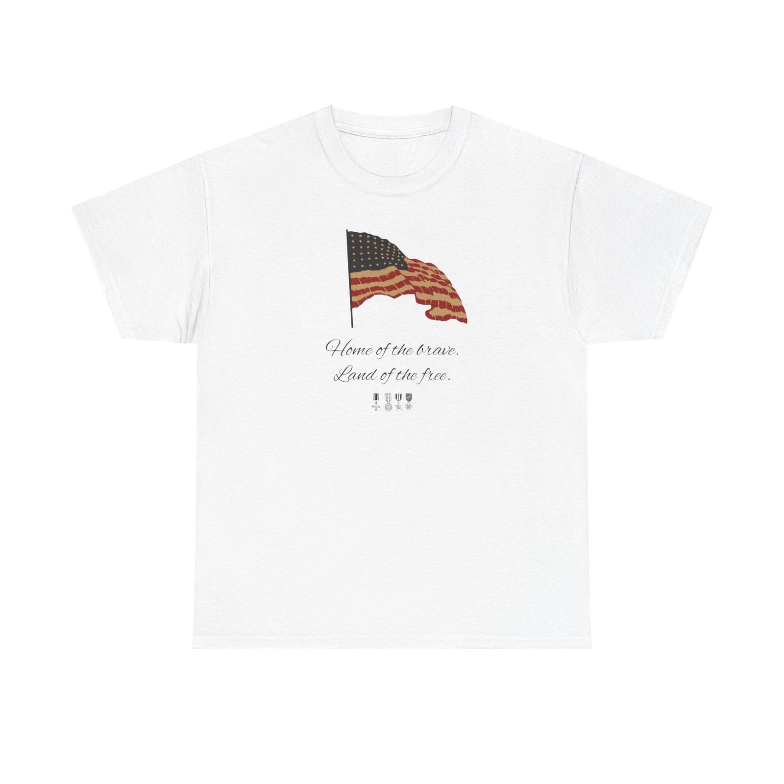 Patriotic American Tee, USA Flag Men s T-Shirt, Distressed Flag Tee, Unisex 4XL