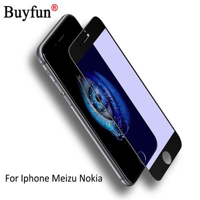 Premium Screen Protector Full Cover Tempered Glass For Apple Iphone Meizu Nokia Case Film