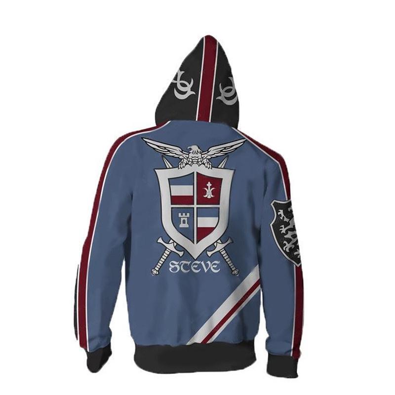 3D módní hra Tekken Tekken Cosplay Kostým Neformální Sportovní Bundy Mikiny Mikiny