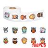 100-500Pcs High-Standard Cute Superior-Grade Owl High-Standard Sticker Premium-Quality Animals High-Standard Sticker For Youngsters Vintage