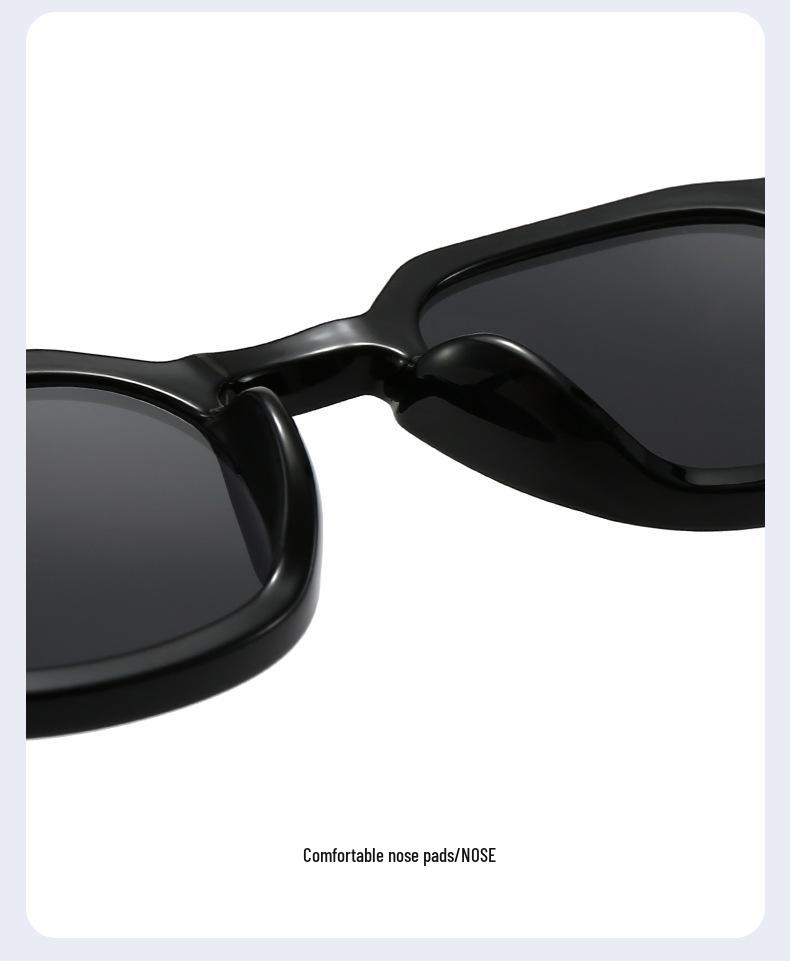 Square Frame Retro Street Style Sunglasses - Trendy Personality Driving Glasses