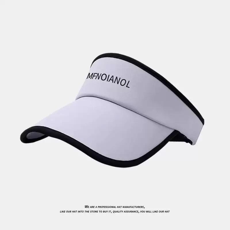 Traceless integrated sunscreen cap Summer UV protection foldable sunscreen cap Ultra light empty top hat Large brim sun hat