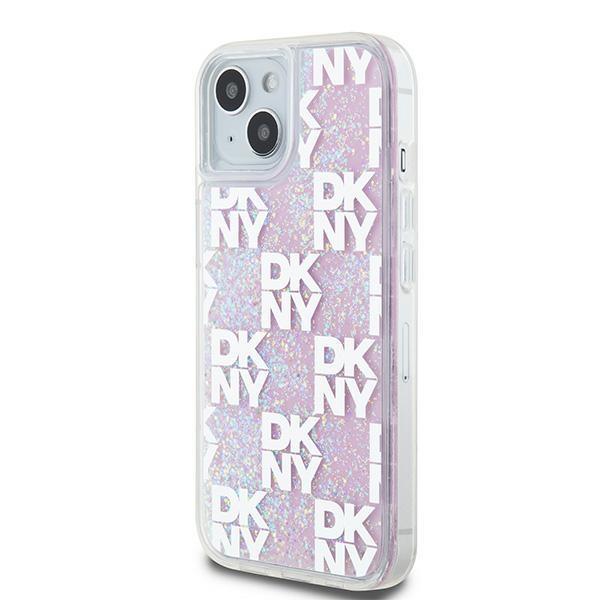 Dkny Dkhcp15Slcpepp Iphone 15 / 14 / 136.1 Różowy/Pink Hardcase Liquid Glitter Multilogo
