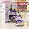 DIY Starry Flower Pot Building Blocks - Creative Toy for Girls