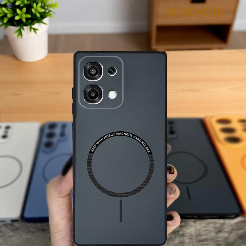 For OPPO A6 Pro Case Oppo A6 Pro 4G Phone Case OPPO A6 Pro 5G Cover oppo F31 Shookproof Color magnetic hard Silicone back cover