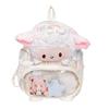 Schoolbag high value cute small wool fleece backpack winter new female college student schoolbag large capacity commuter backpack