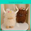 Highland Cow Plush Toy For Home Decor And Play Scottish Cattle Stuffed Animal