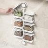 RuHan Rotating Suction Cup Wall-Mounted Spice Rack