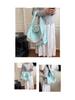 Trendy Nylon Crossbody Bag with Colorful Weaving, Large Capacity, Versatile as Tote, Shoulder, or Underarm Bag
