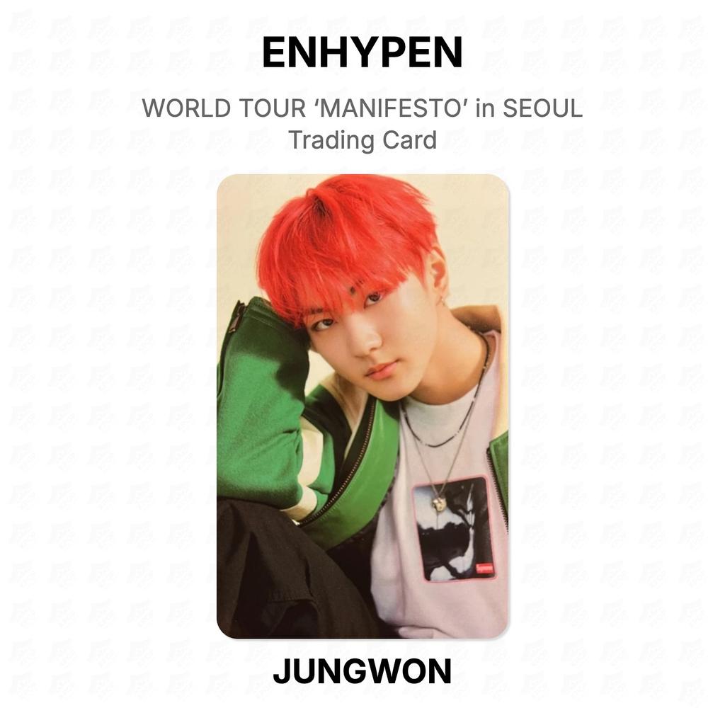 ENHYPEN WORLD TOUR ‘MANIFESTO’ in SEOUL Trading Card Official Photocard