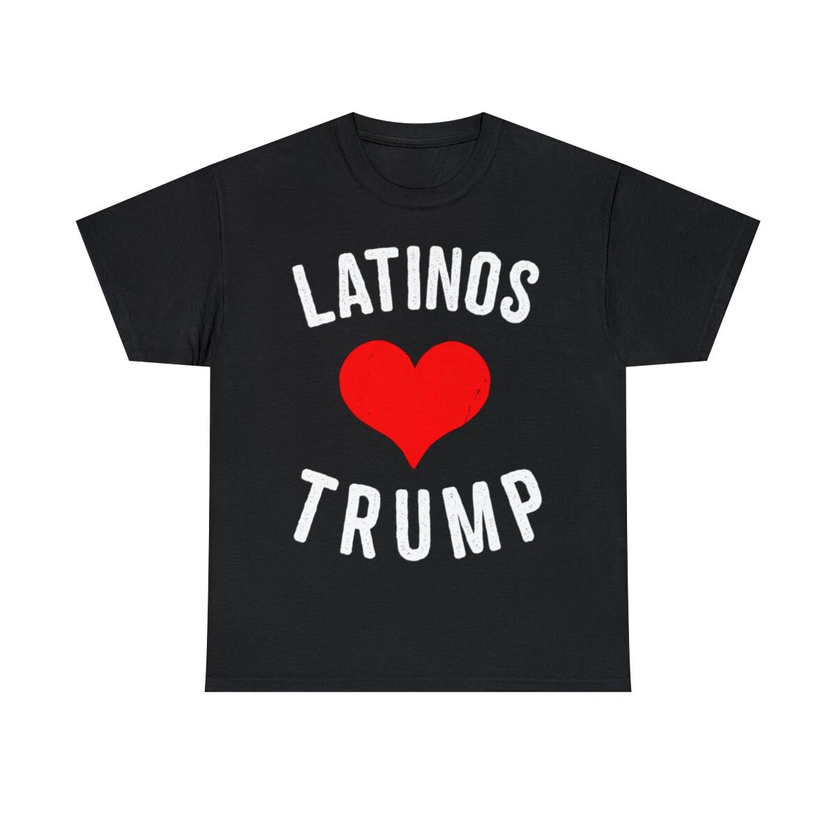 

Latinos Love Trump Graphic Tee Shirt, S-5XL XL