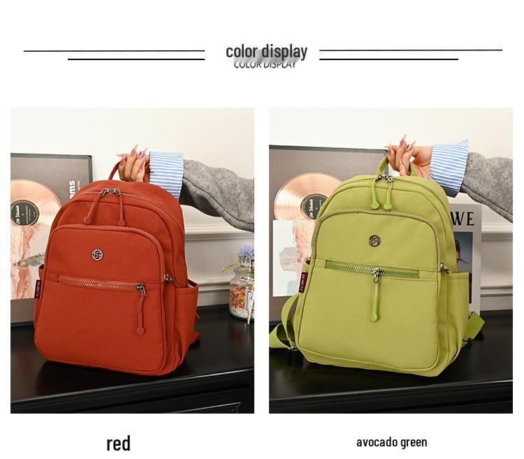 Trendiger leichter Damenrucksack: Vielseitig, Großes Fassungsvermögen, Doppelschulter, Perfekt für Reisen & Freizeit.