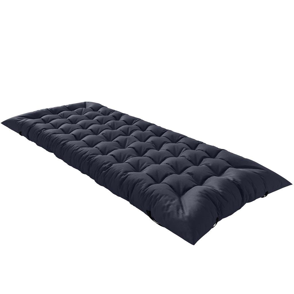 Foldable Portable Camping Mat with Straps Non-Slip for Camping Bed Tent Travel Dark Grey