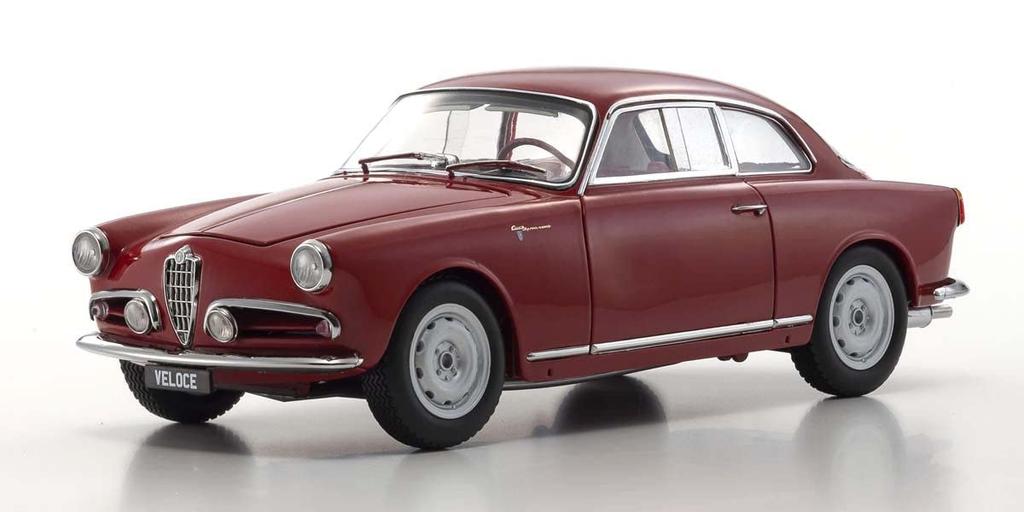 Kyosho Original Scale Alfa Romeo Giulietta Sprint Veloce Red Finished Product 1/18
