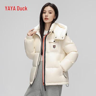 Yaya Unisex Winter Hooded Down Ski Jacket