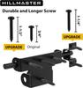 Fence Slide Latch Door Bolt Black Round Hole Hardware