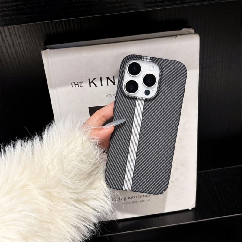 Splicing Color Carbon Fiber Business Plastic Case For For Iphone 17 Air 16 15 14 Plus 13 12 Pro Max 11 Armor Shockproof Cover