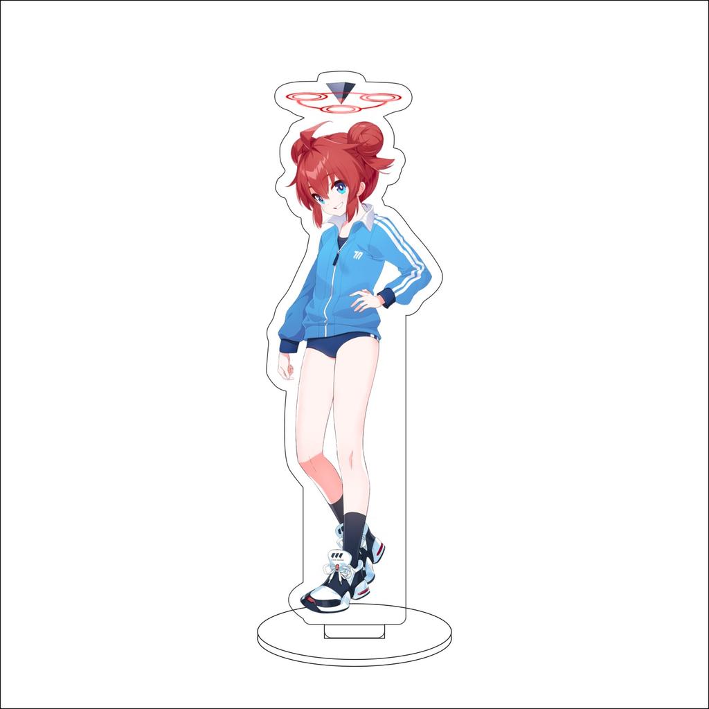 16CM Anime Blue Archive The Animation Cosplay Ornaments Takanashi Hoshino  Acrylic Stand Figure Stand Halloween Gifts