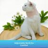 Breathable Dog Cats Recovery Collar Dog Cats Neck Brace Cover for Surgical Wound Protecting and Healing