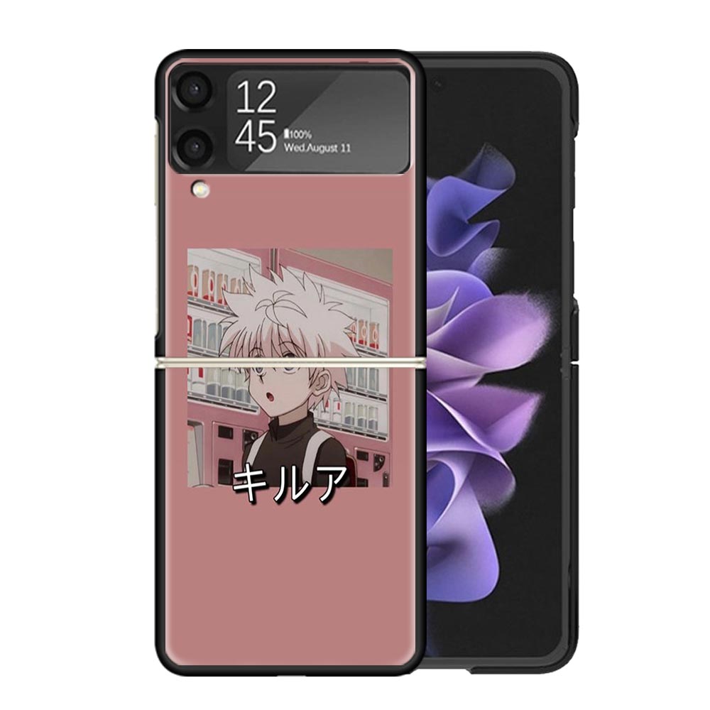 Hunter X Killua Clear Phone Case For Samsung Z Flip 7 6 5 4 3 Galaxy ZFlip7 ZFlip6 ZFlip5 ZFlip4 ZFlip3 5G Print Cover Z Flip 7