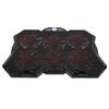 Laptop Cooling Pad 6 Height Adjustable RGB Silent 6 Fan Metal Mesh Gaming Notebook Cooler Computer