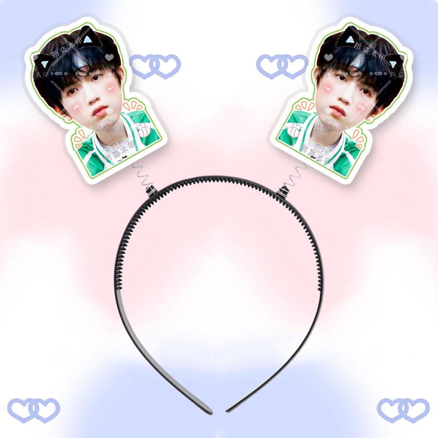 Zhang Guiyuan 3D Spring Headband with Hair Clip & Picture - Concert Merchandise Support