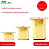 Metal Tube Sofa and Cabinet Legs - Heightening Foot Pads for Coffee Tables and Bedside Tables
