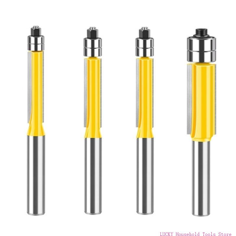 J0MC Multifunctional 8mm Shank End Mill 45# Steel Router Bit For Engraving Machines Trimmers And Routers