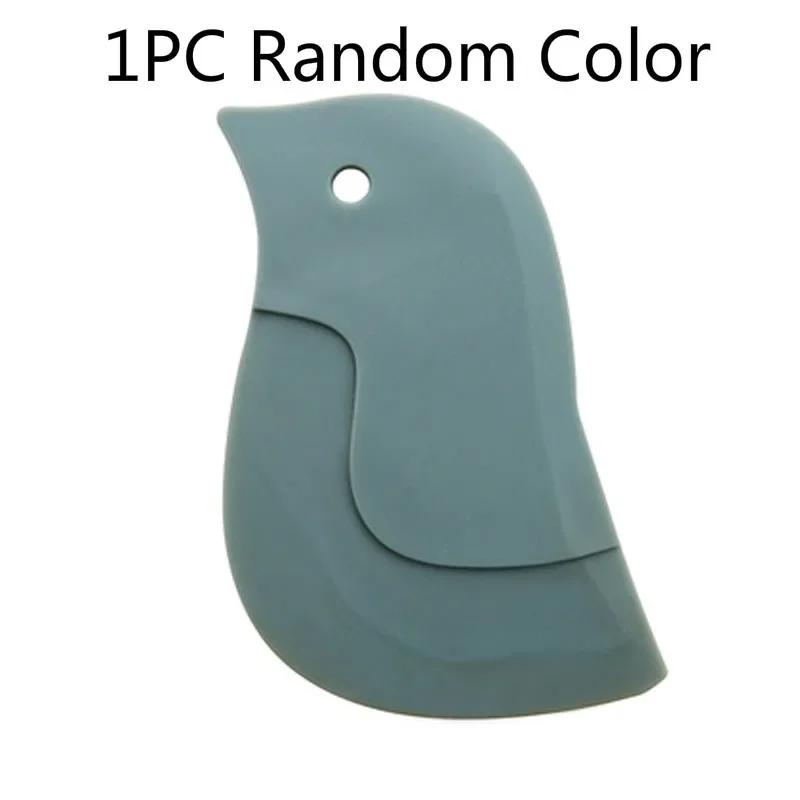1PC Multi-function Oil Scraper Cartoon Kitchen Bathroom Stove Dirt Decontamination Scraper Cake Baking Tool Oil Plate Scraper
