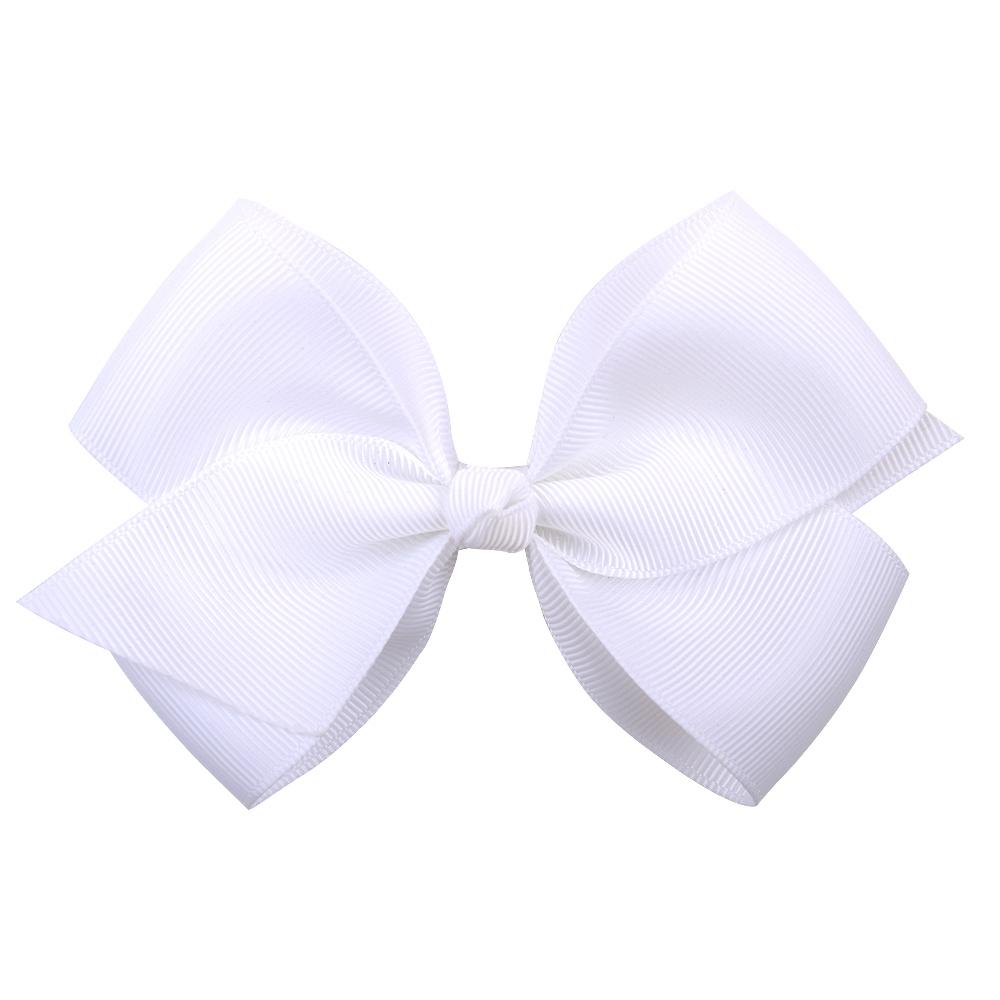 1pcs 4.5 Inches Sweet Candy Color Hair Bows With Clip Kids Girls Boutique Handmade Hair Clip Hairgrips Hair Accessories
