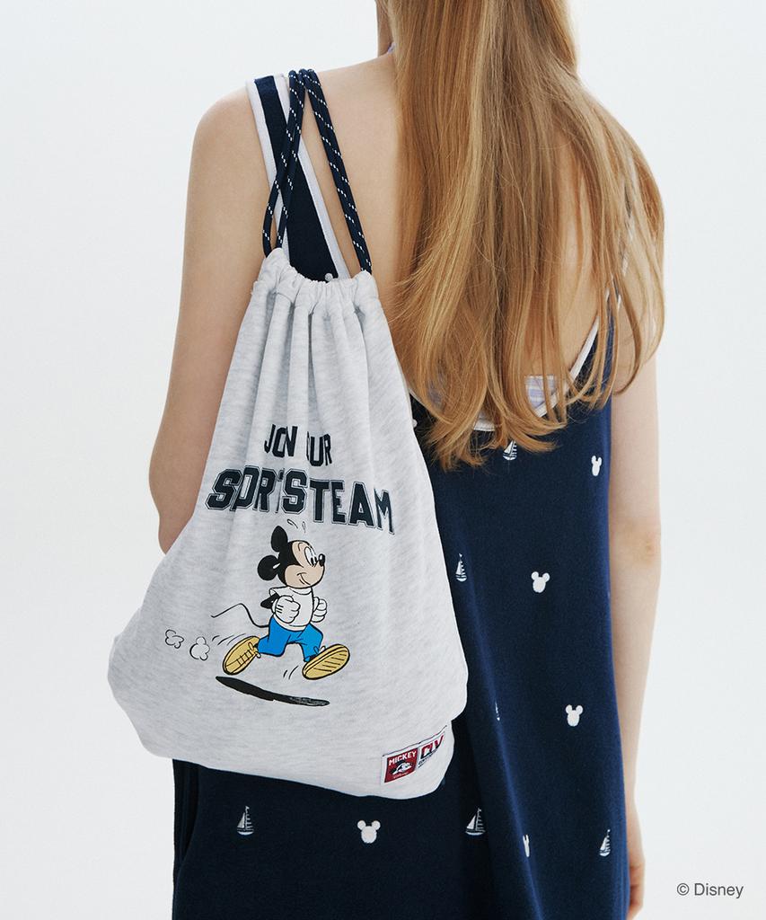 Clove [26Sm Clove] Mickey_String Bag (Light Gray)