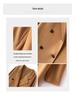 2024 Autumn Double-Breasted Woolen Women's Mid-Length Loose Coat