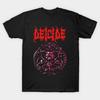Asian Size Cotton Unisex Tshirt Print T-shirt Deicide Band T-shirt No-Cut Print Regular Fit
