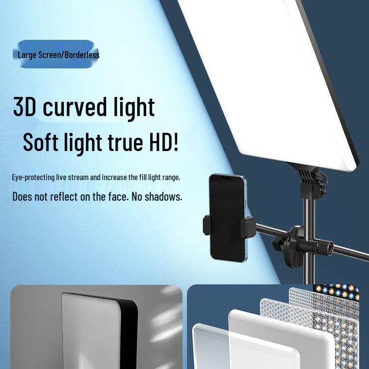Professional LED Fill Light for Streaming, Broadcasting, Photography, and Beauty Enhancement