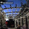 Solar Powered Outdoor Fairy Lights Ip65 Waterproof 8 Lighting Modes Suitable For Christmas Decoration Wedding Decoration