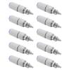 10pcs 4mm Banana Binding Post Socket M5 Copper Nickel Plated Female for Electronic Equipment