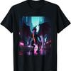 Cyberpunk Dragon Aesthetic Futuristic Graphic Design Print T-Shirt