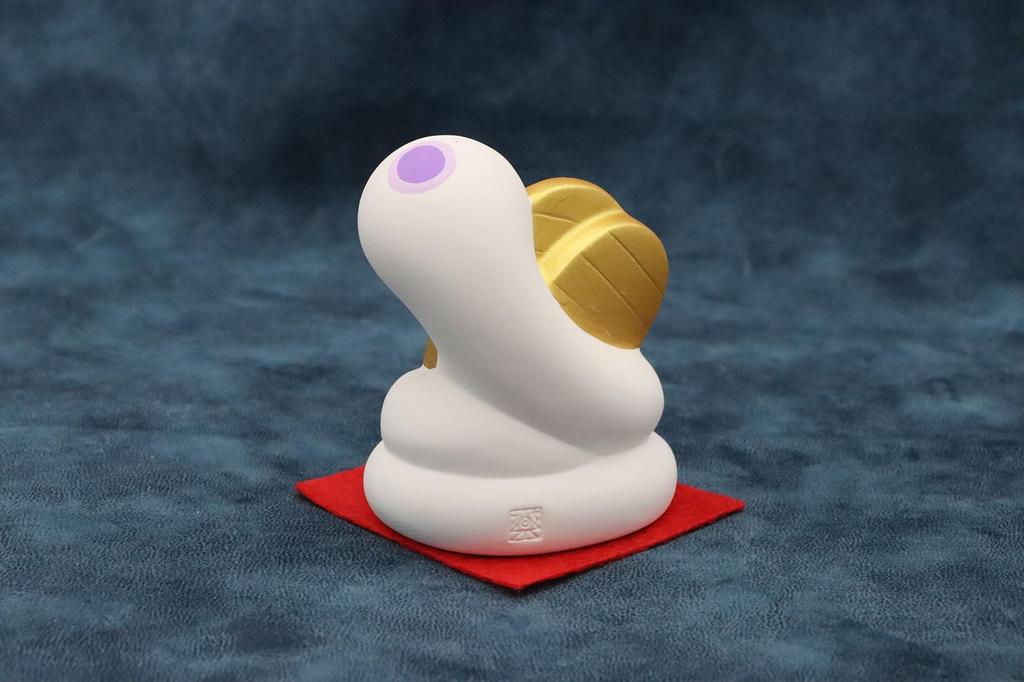 Yakushi Kiln 2025 Zodiac Year of the Snake Snake Brokát Pozvánka Snake Luck Seal (Oválný držák) (Dobré zahrnuto)