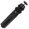 Mini Retractable Tripod 2 Sections Mobile Phone Holder with 360 degrees  Adjustable Ball HeadBlack