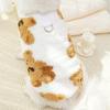 Trendy XS-9XL Winter Puppy Clothes Cute Bear Pattern Dog Sweater Dog Vest Pet Supplies Warm Fleece Vest Pitbull New Year's Gift