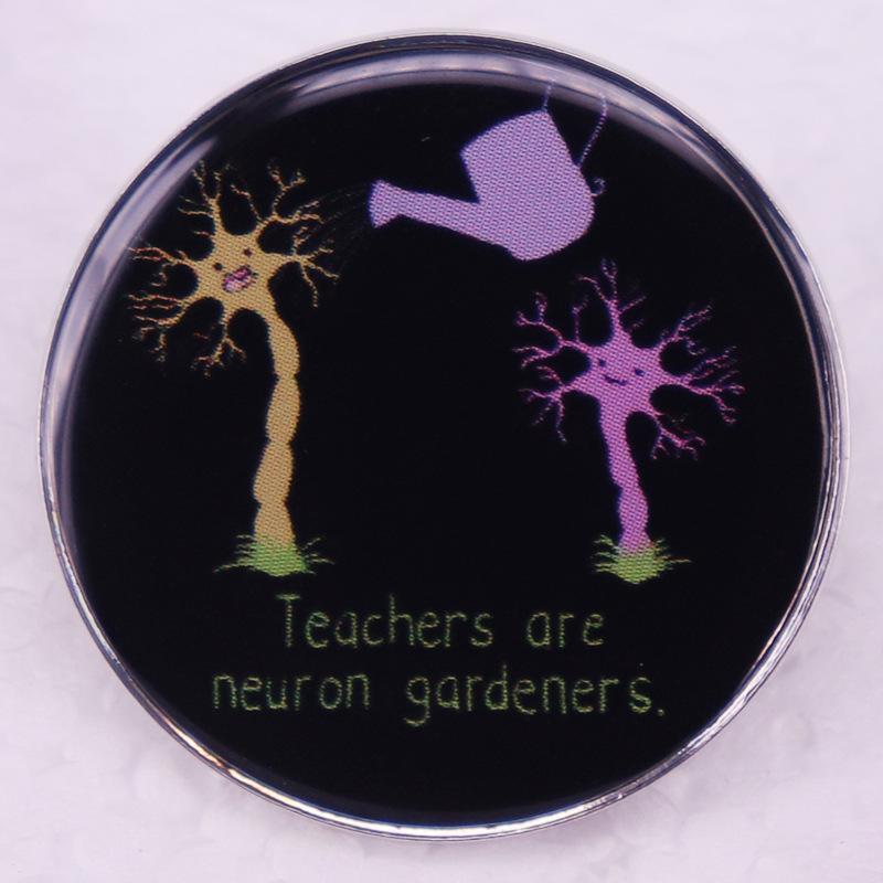 Neuron Gardener Brooch: A Thoughtful Gift for Inspiring Teachers